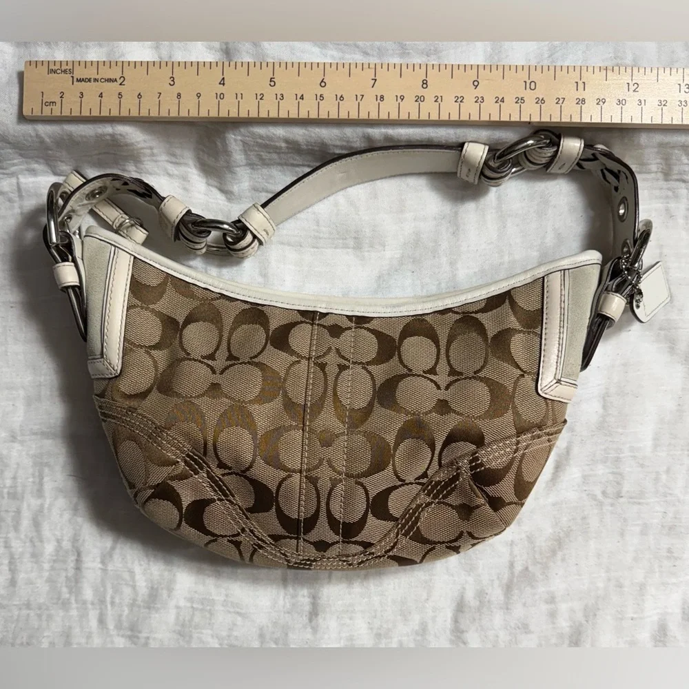 Coach Vintage Y2K‎ Brown & Beige Mini Soho hobo bag